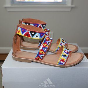 Chinese Laundry Colorful Beaded Sandals | Women's Size 8 | Great Condition